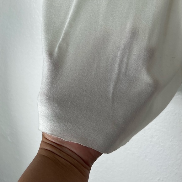 ALL SAINTS basic white everyday long sleeveless tee XS - Picture 3 of 6